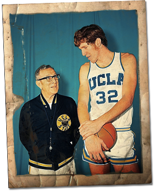 Bill Walton with Coach Wooden
