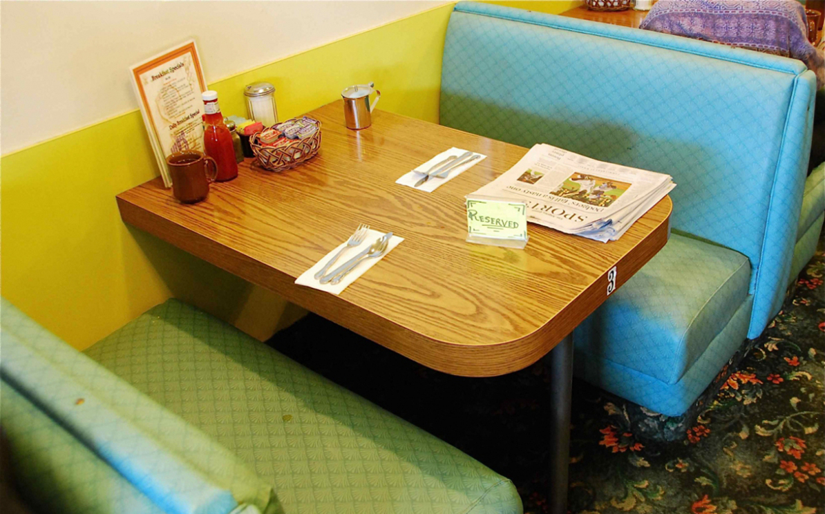 Coach's table at VIPS