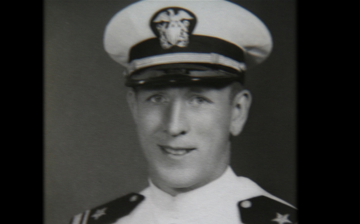 JW in navy uniform