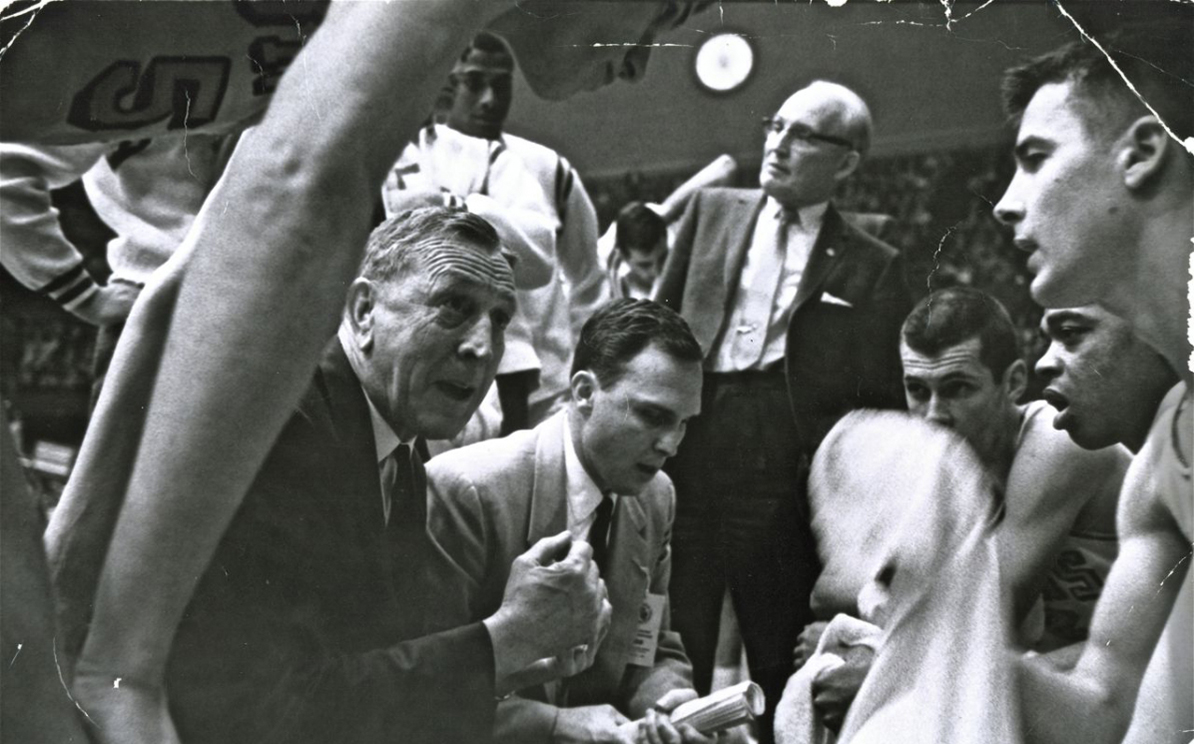 JW in huddle with hazzard et al